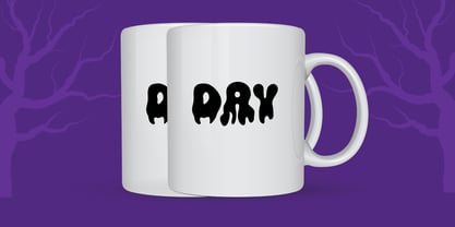 Retro Fluid Font Poster 4