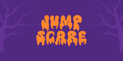 Retro Fluid Font Poster 8