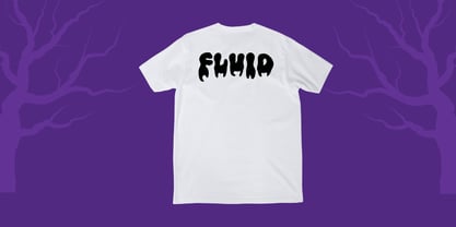 Retro Fluid Font Poster 6