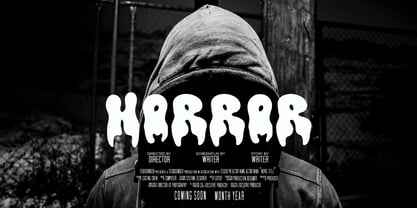 Retro Fluid Font Poster 7