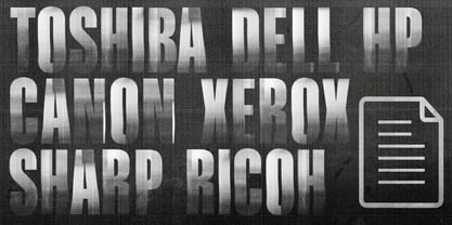 Zerrrox Font Poster 2