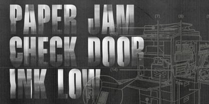 Zerrrox Font Poster 4