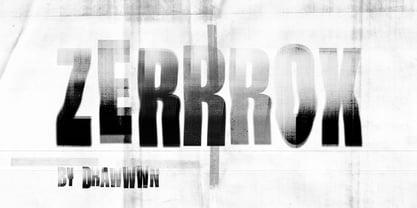 Zerrrox Font Poster 1
