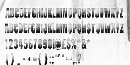 Zerrrox Font Poster 3