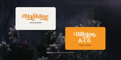 Amberglen Font Poster 3