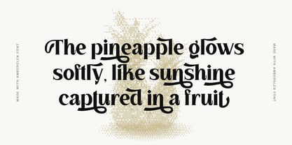 Amberglen Font Poster 5