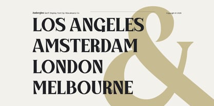 Amberglen Font Poster 7