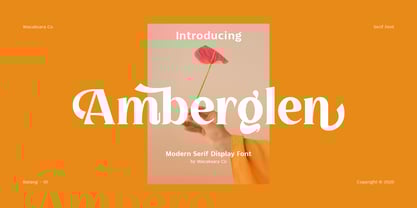Amberglen Font Poster 1