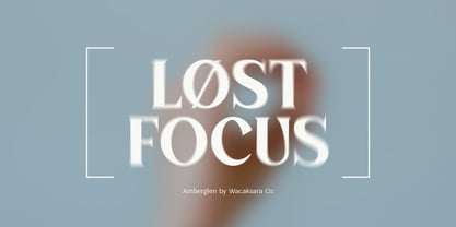 Amberglen Font Poster 9