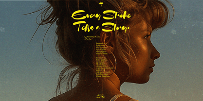 Bastonia Font Poster 2