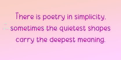 Bright Flow Font Poster 3