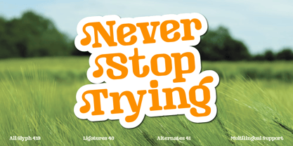 Masking Renta Font Poster 8