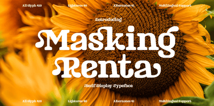 Masking Renta Font Poster 1