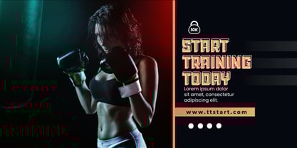 Bombed Sport Font Poster 4