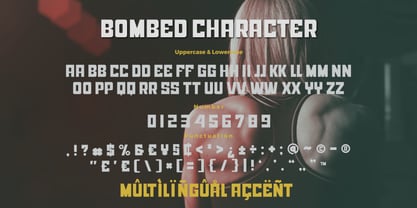 Bombed Sport Font Poster 8