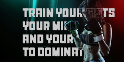 Bombed Sport Font Poster 7