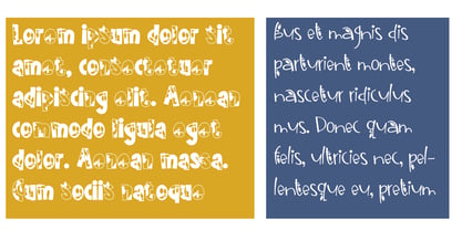 ZP Christmas Cow Font Poster 5