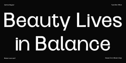 Gerbnio Font Poster 10