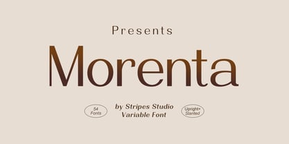 Morenta Font Poster 1