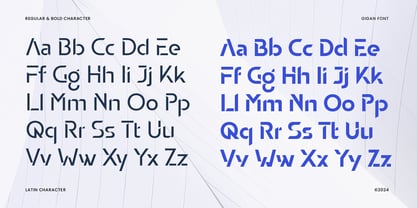 Gigan Font Poster 10
