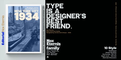 Nox Eternis Font Poster 13