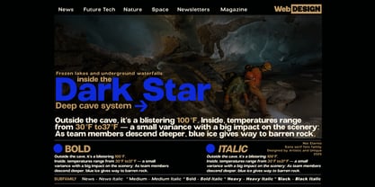 Nox Eternis Font Poster 10