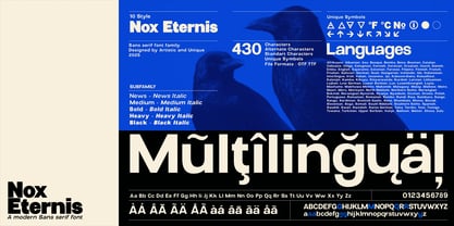 Nox Eternis Font Poster 3