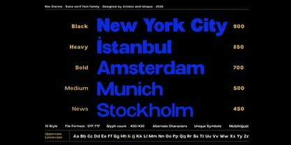 Nox Eternis Font Poster 15