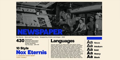 Nox Eternis Font Poster 7