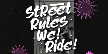 Black Street Urban Font Poster 6