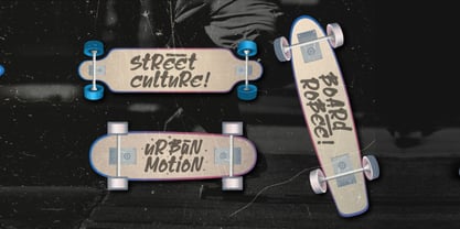 Black Street Urban Font Poster 5