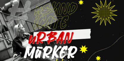 Black Street Urban Font Poster 8