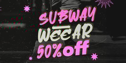 Black Street Urban Font Poster 4