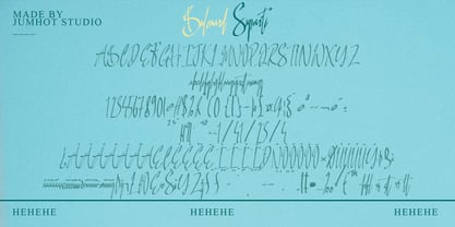 Bulemard Suparti Font Poster 5