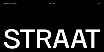Straat Font Poster 1