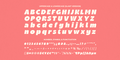 Chunky Sundae Font Poster 9