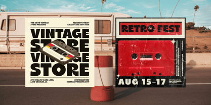 Chunky Sundae Font Poster 7