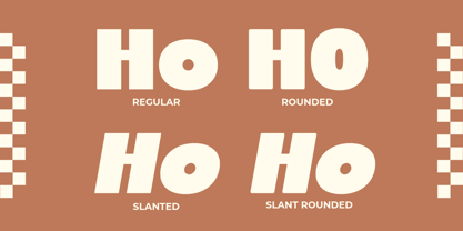 Chunky Sundae Font Poster 2