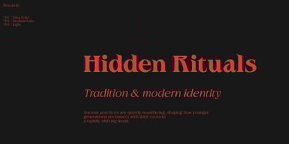 Rocavio Font Poster 4