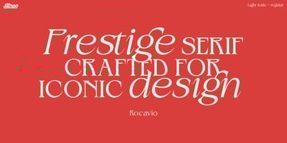 Rocavio Font Poster 2