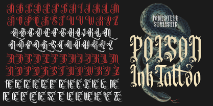 Pomenteva Font Poster 8