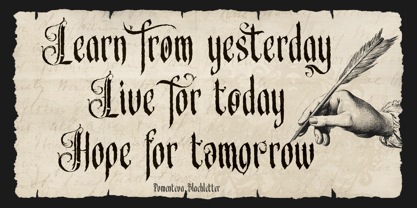 Pomenteva Font Poster 2