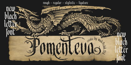 Pomenteva Font Poster 1