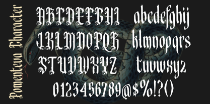 Pomenteva Font Poster 7