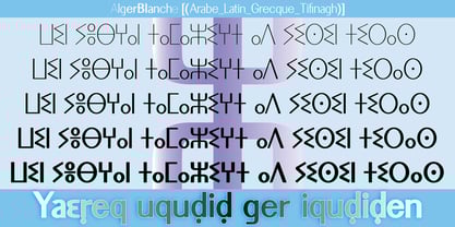 AlgerBlanche Font Poster 7