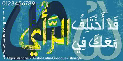 AlgerBlanche Font Poster 10