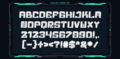 Cosmic Drift Font Poster 7