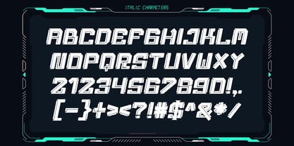 Cosmic Drift Font Poster 8