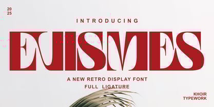 Evismes Font Poster 1