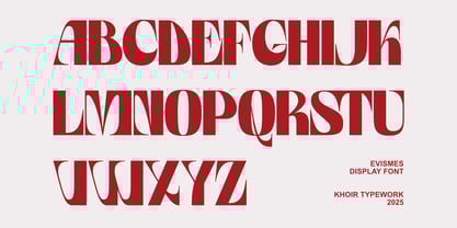 Evismes Font Poster 7